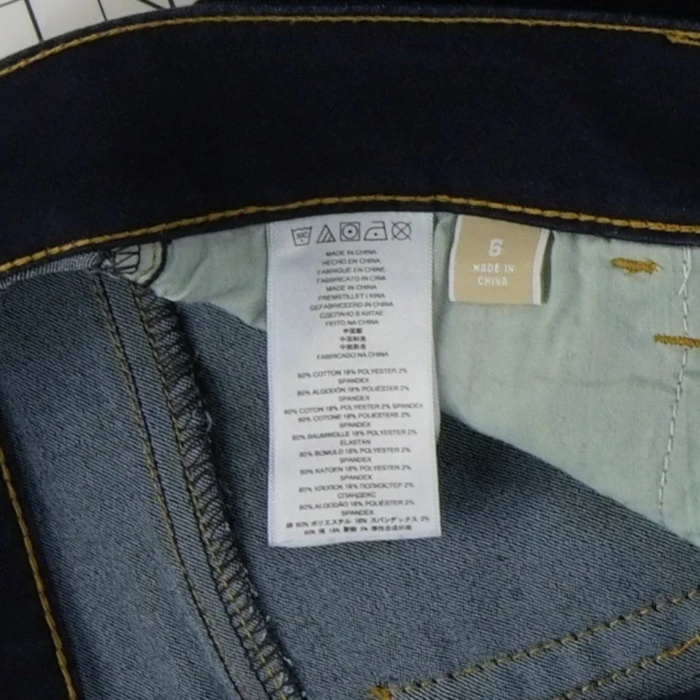 Michael Kors Bootcut Jeans Women's Size 6 Dark Blue‎ Indigo Stretch Denim